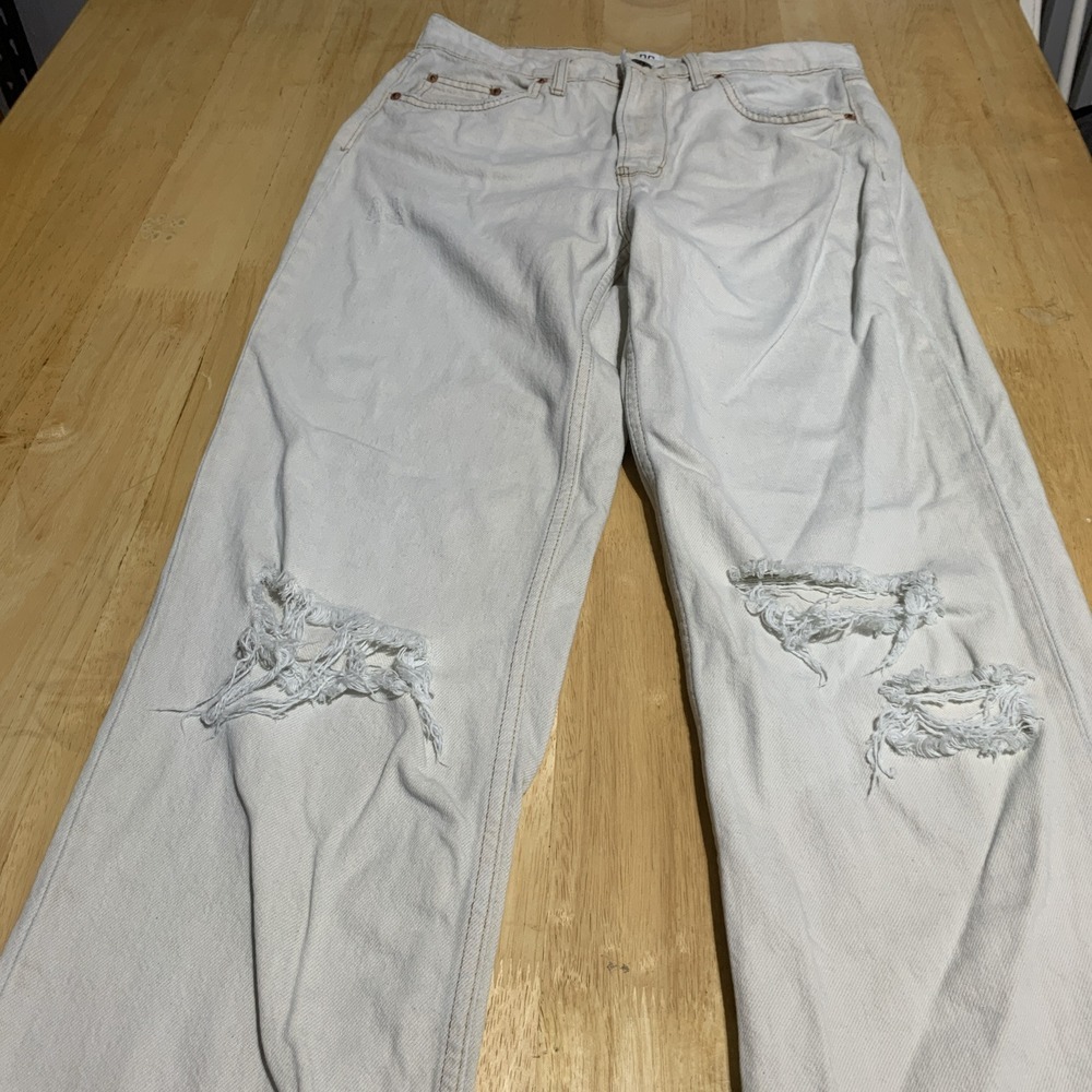 Urban Outfitters BDG Jeans Mens Size 30X32‎ Straight Tapered Slim Beige Khaki